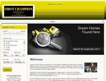 Tablet Screenshot of firstchampionrealty.com